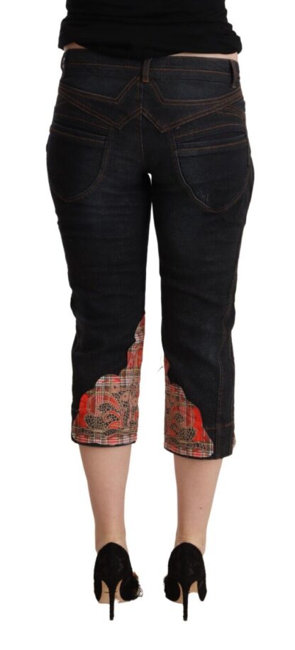 Just Cavalli - Chic Cropped Capri Low-Waist Jeans