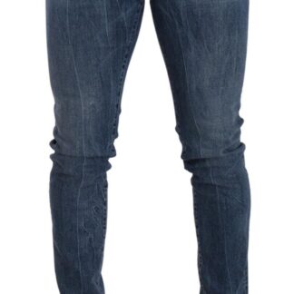 Dolce & Gabbana - Sleek Slim-Fit Designer Jeans in Black Gray