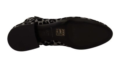 Dolce & Gabbana - Elegant Leopard Print Short Boots