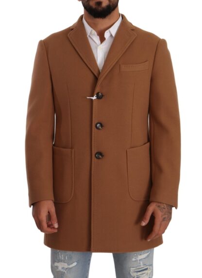 Domenico Tagliente - Elegant Brown Single Breasted Blazer