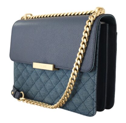 MIA - Chic Denim Gold Detail Shoulder Bag