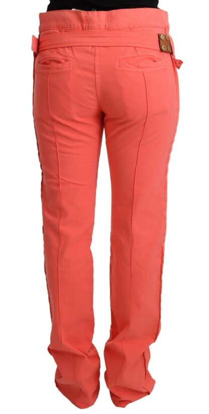 Roberto Cavalli - Chic Orange Mid Waist Skinny Jeans