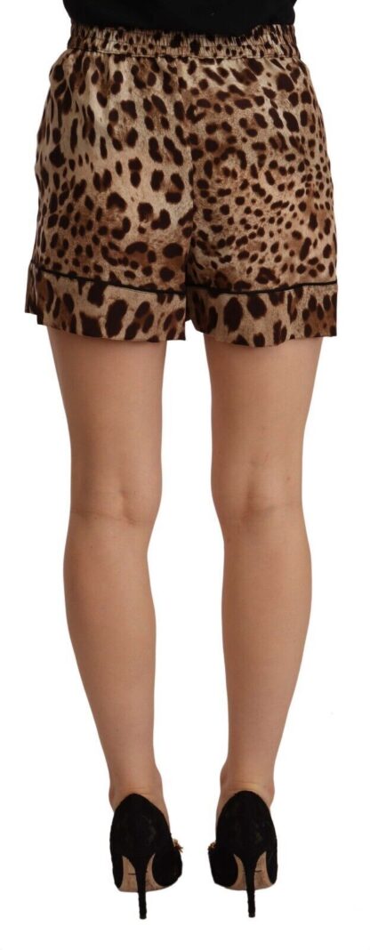 Dolce & Gabbana - Elegant High-Waist Silk Blend Mini Shorts