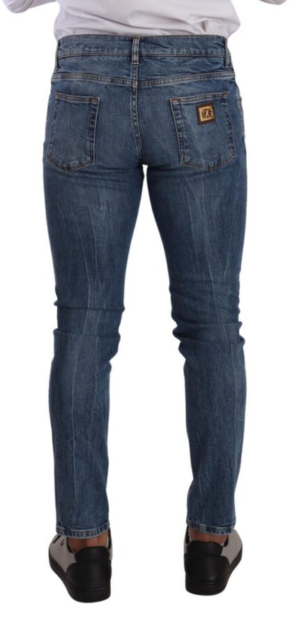 Dolce & Gabbana - Elegant Stretch Slim Fit Denim Jeans