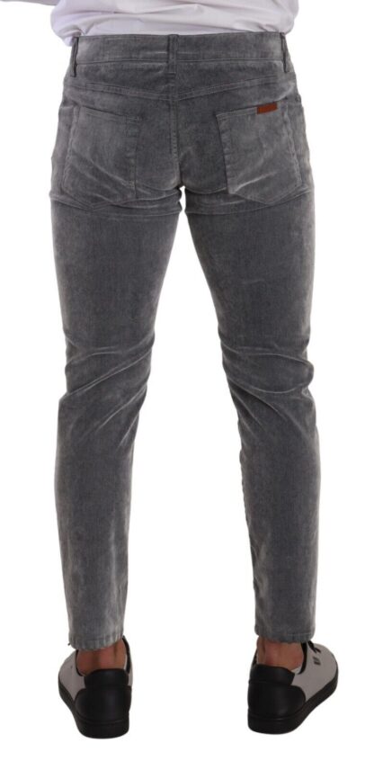 Dolce & Gabbana - Slim Fit Chic Gray Skinny Jeans