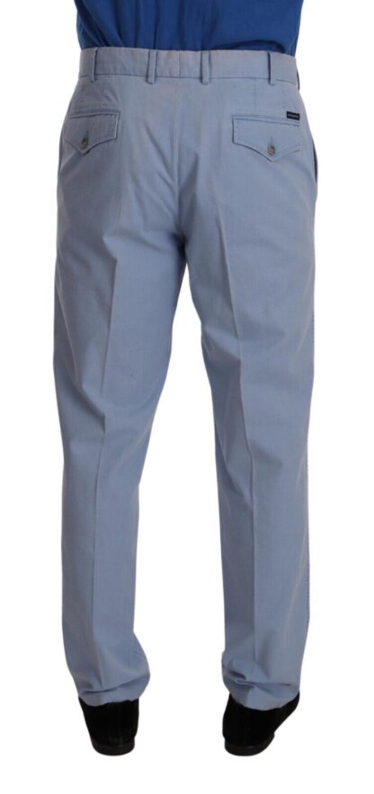 Burberry - Elegant Light Blue Chinos Dress Pants