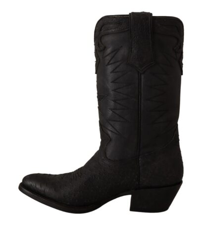 ASH - Sleek Mid Calf Leather Boots