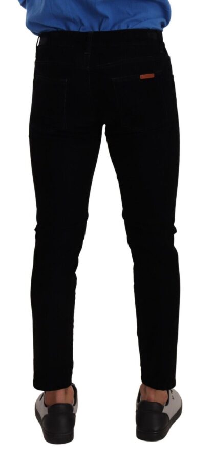 Dolce & Gabbana - Italian Designer Slim Fit Black Skinny Jeans