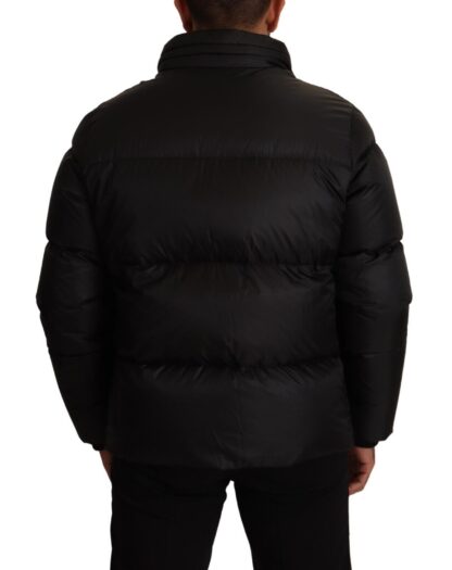 Bikkembergs - Sleek Black Puffer Jacket with Zipper Closure