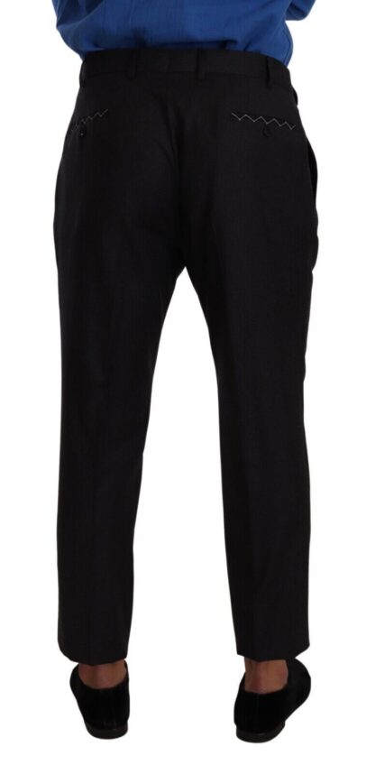 Dolce & Gabbana - Elegant Black Cotton Dress Pants