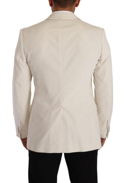 Dolce & Gabbana - Elegant Off White Slim Fit Blazer