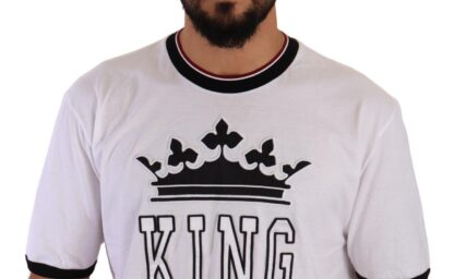 Dolce & Gabbana - Royal Crown Motif Crew Neck Tee