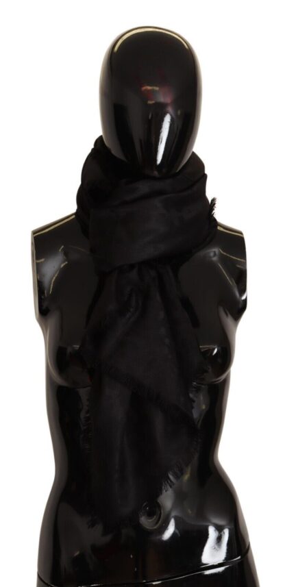 Dolce & Gabbana - Elegant Silk Blend Fringed Scarf