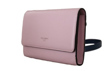 Dolce & Gabbana - Elegant Pink Leather Bifold Wallet