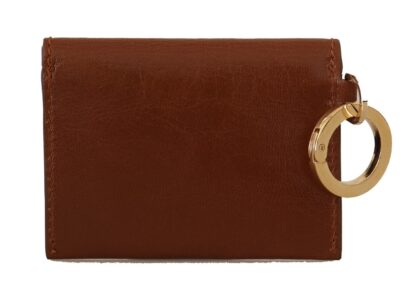 Dolce & Gabbana - Elegant Leather Bifold Wallet with Keychain