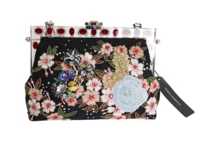 Dolce & Gabbana - Elegant VANDA Evening Clutch with Exotic Detailing