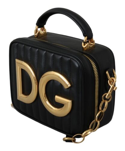 Dolce & Gabbana - Exquisite Black Embellished Shoulder Bag