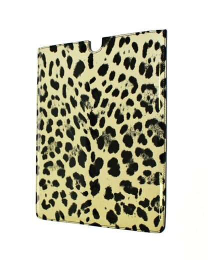 Dolce & Gabbana - Yellow Leopard Pattern Leather eBook Tablet Cover Case