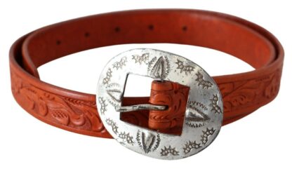 Ralph Lauren - Elegant Brown Leather Fashion Belt