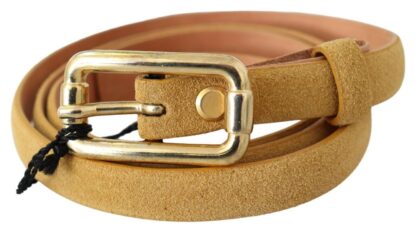 GF Ferre - Elegant Light Brown Leather Belt