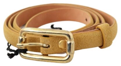 GF Ferre - Elegant Light Brown Leather Belt