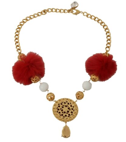 Dolce & Gabbana - Golden Majolica Crystal Statement Necklace