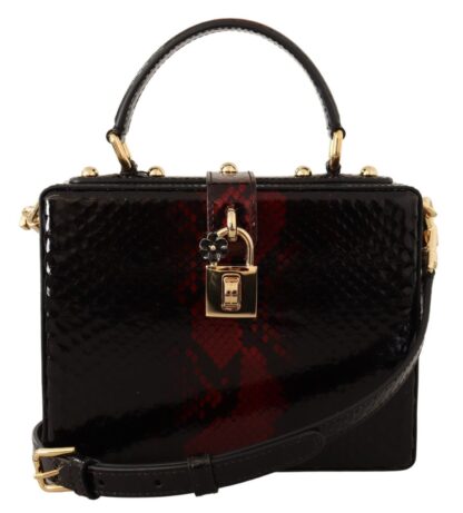 Dolce & Gabbana - Stunning Gold Detail Black Bordeaux Box Bag