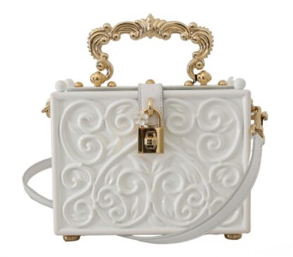 Dolce & Gabbana - Elegant Hand-Painted Baroque Box Bag