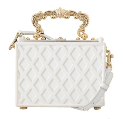 Dolce & Gabbana - Elegant Hand-Painted Baroque Box Bag