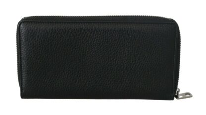 Dolce & Gabbana - Elegant Black Leather Continental Wallet