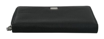 Dolce & Gabbana - Elegant Black Leather Continental Wallet