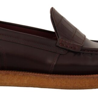 Dolce & Gabbana - Chic Blue Leather Loafers for the Modern Gentleman