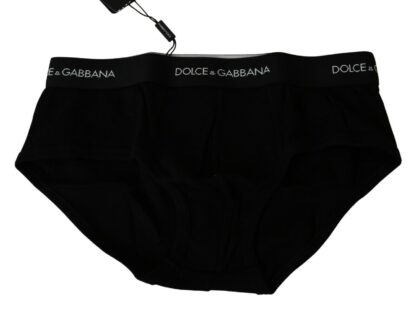 Dolce & Gabbana - Black Pure Cotton Brando Brief Underwear