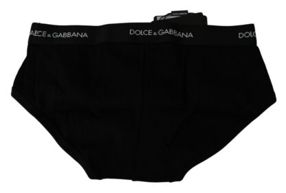 Dolce & Gabbana - Black Pure Cotton Brando Brief Underwear