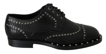 Dolce & Gabbana - Elegant Black Leather Formal Mens Dress Shoes