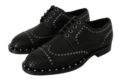 Dolce & Gabbana - Elegant Black Leather Formal Mens Dress Shoes