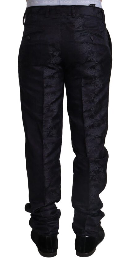 Dolce & Gabbana - Elegant Slim Fit Silk Blend Dress Pants