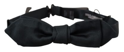 Dolce & Gabbana - Elegant Silk Bow Tie in Dark Green