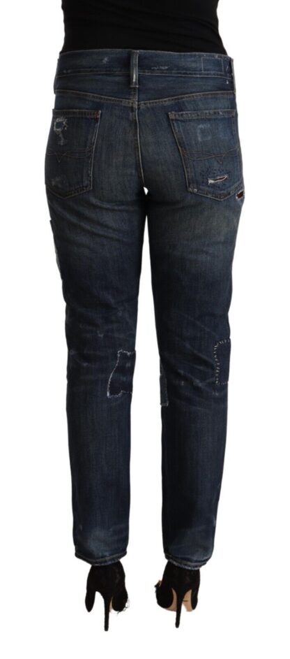 Ralph Lauren - Chic Patchwork Mid Waist Denim Jeans