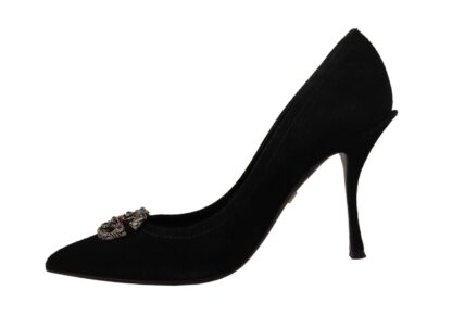 Dolce & Gabbana - Chic Amore Suede Heels Pumps