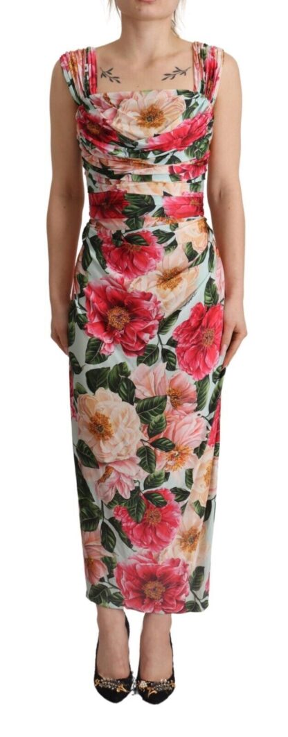 Dolce & Gabbana - Floral Elegance Maxi Sheath Dress