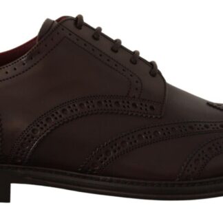 Dolce & Gabbana - Elegant Black Crystal-Embellished Derby Shoes