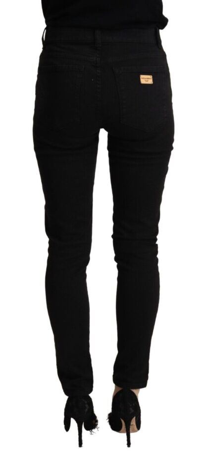 Dolce & Gabbana - Elegant Slim Fit Black Denim Jeans