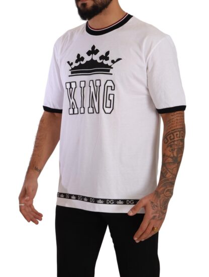 Dolce & Gabbana - Royal Crown Motif Crew Neck Tee