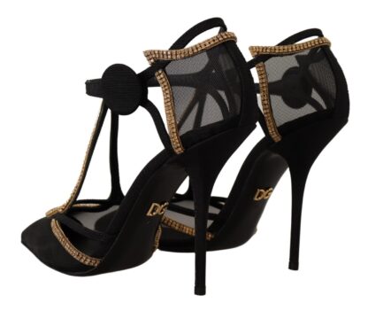 Dolce & Gabbana - Elegant Black Crystal-Embellished Pumps