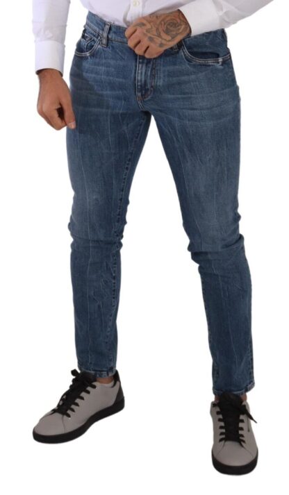 Dolce & Gabbana - Elegant Stretch Slim Fit Denim Jeans