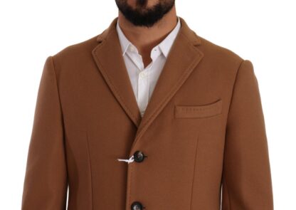 Domenico Tagliente - Elegant Brown Single Breasted Blazer