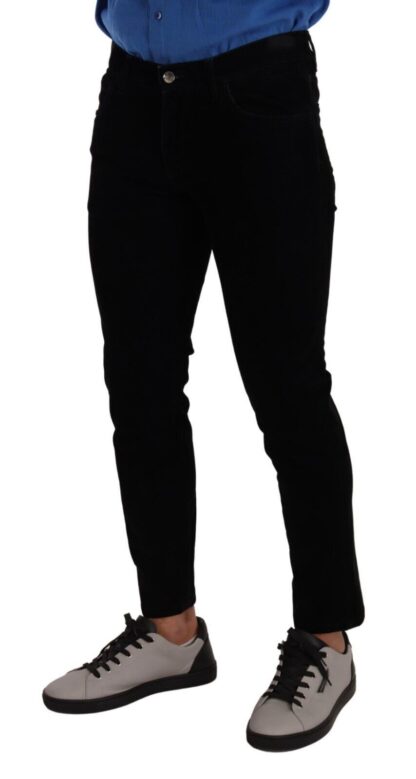 Dolce & Gabbana - Italian Designer Slim Fit Black Skinny Jeans