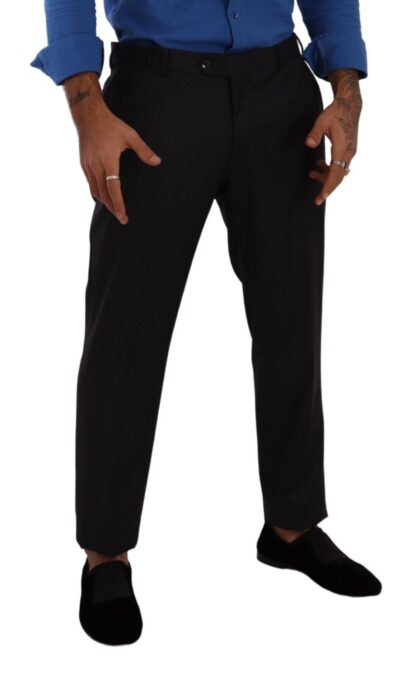 Dolce & Gabbana - Elegant Black Cotton Dress Pants