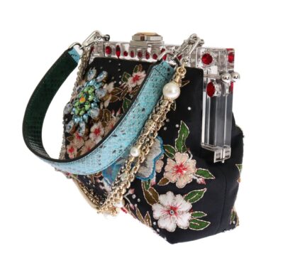 Dolce & Gabbana - Elegant VANDA Evening Clutch with Exotic Detailing